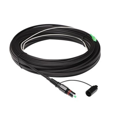China Pre-Connectorized OptiTap to SC/APC Drop Cable Hardened Corning OptiTap Drop Cable for sale