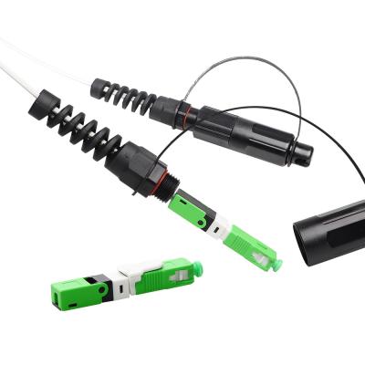 China IP68 la prenda impermeable Corning reforzó el conector de la fibra óptica de Corning del adaptador de OptiTap en venta