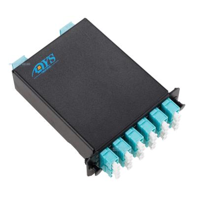 China MPO/MTP LGX Box 12 24 Fiber Cores LC MPO Cassette Box OM3 Optical Cable MTP Module for sale