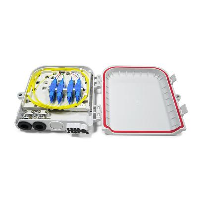 China 8 core Outdoor Waterproof Odf Optical Fiber Termination Box for sale