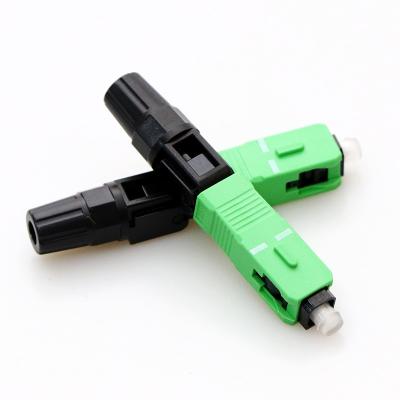 China FTTH quick splice connectors SC/APC optic fiber connector for sale