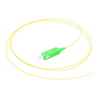 China High quality fiber optic simplex 900um G657A1 SC/APC pigtail for sale