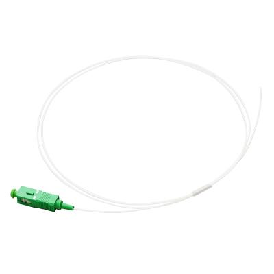 China Nuevo blanco de fibra óptica de la coleta G657A SC/APC del SC APC 0.9m m en venta
