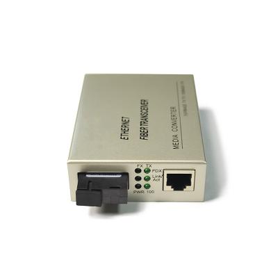 China 10/100/1000M SFP LC SC Fast Gigabit Fiber Optic Media Converter for sale