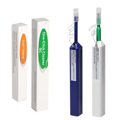 China 2.5mm &1.5mm Fiber Optic One Click SC FC ST Connector Cleaner Fiber Optic Cleaning Pen Optical Cleaner for sale
