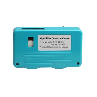 China Fiber End Face Cleaner with Replaceable Tape Fiber Optic Cleaner Optical Fiber Cleaning Cassette 500 times Cleaner for sale