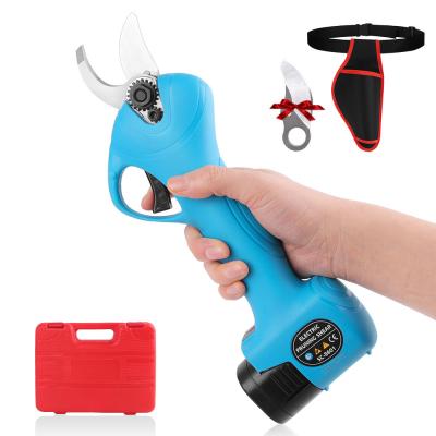 China Garden Tools Tree Branch Cutting 25MM Electric Pruning Shears Cordless Pruner for sale