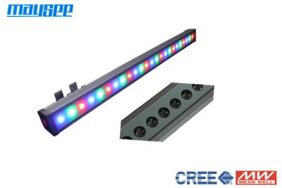 China Multi - Color Waterproof RGB LED Wall Washer IP65 , Outdoor Wall Washer Lights for sale
