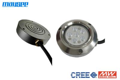 China 316 Stainless Steel Marine Underwater LED Lights For Pontoon Boats 6W / 18W for sale