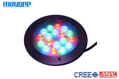 China 18x1w / 18x3w Stainless Steel DMX LED Swimming Pool Underwater Lights for sale