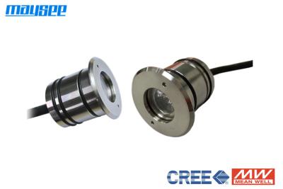 China 1W / 3w 316 aço inoxidável Mini embutido LED de carregamento doca luzes debaixo d'água à venda