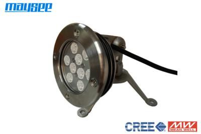 China 316 aço inoxidável LED lagoa luzes com 25 ° / 40 ° / 60 ° / 80 ° / 100 ° Lens Angle à venda