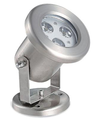 China 24VDC 3W LED pool light with 304 SS material install by angle adjustable bracket for sale