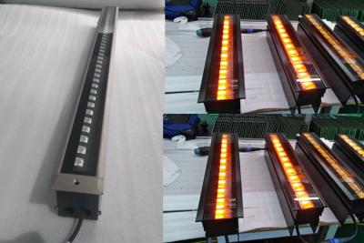 China Lavadora llevada Rgb externa de la pared del brillo con la pieza integrada soporte de Alumium en venta