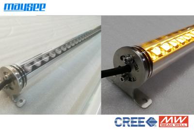 Chine Lumière changeante de barre du matériel LED de l'acier inoxydable sous l'eau 316 de travail de couleur claire linéaire de RVB LED à vendre