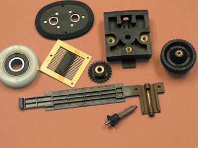 China Overmolding Plastic Injection Parts Gears With Metal Ring , Plastic Insert Molding for sale