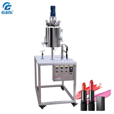 China 20L Melting Stirring Tank Lipstick Pouring Machine Hand Manual Type Metal Mold for sale