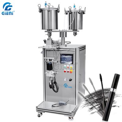 China Two Nozzle Mascara Lip Gloss Filling Machine With 20L Tank for sale