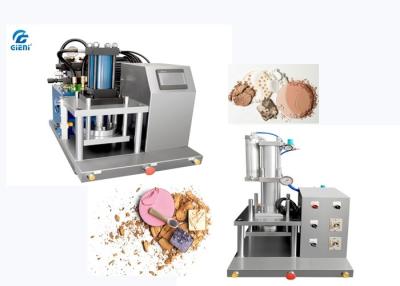 China Lab Type Powder Cake Cosmetic Powder Press Machine with Single Cavity Mould for sale