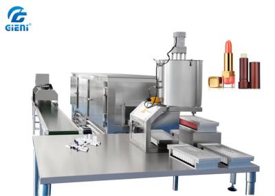 China Hand Pour Type Lip Balm Filling Machine with 96 Cavities Per Mould for sale