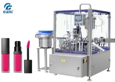 China Piston Type Automatic Lip Gloss Filling Machine 1-30ml Volume With 1 Year Warranty for sale