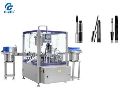 Chine Le PLC commandent le volume de la machine de remplissage de piston 1-30ML pour le mascara de mèche de la fibre 3d à vendre