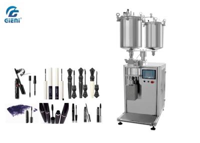 China Stainless Steel Tank Mascara Filling Machine 14kw Power With Two Nozzles for sale