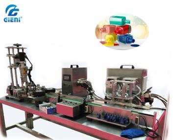 China Peristaltic Pump Type Nail Polish Making Machine With Capping Air Source Driven for sale