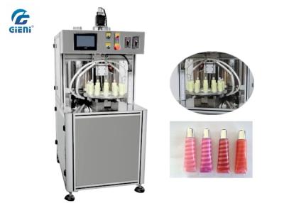 China Multi Colors Spiral Lip Gloss Filling Machine 12L Material Tank for sale