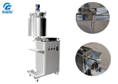 China Vertical Type Single Nozzle Mascara Filling Machine With 20L Tank , Easy To Operate for sale