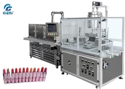 China Silicone Mould Lipbalm Filling Machine For Soft Viscosity Materials for sale
