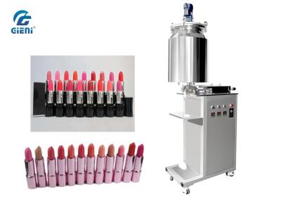 China Single Nozzle Lip Balm Filling Machine with 20L Double Layer Bucket for sale
