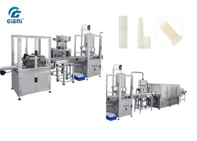 China High Precision Lip Balm Filling Equipment With Cooler , 1 Year Warranty for sale