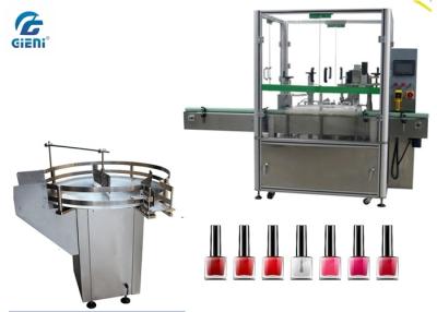 China Small Dose Automatic Nail Polish Filling Equipment 2 Nozzles With Turn Table for sale