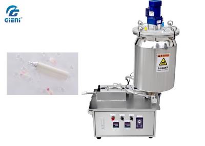 China Semi - Auto Cosmetic Toner Filling Machine Air Source With Dual Layer Tank for sale