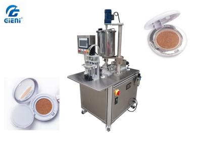China Cushion CC Cream Color Cosmetic Filling Machine Semi - Automatic Type for sale