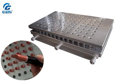 China Aluminium 96 Cavities Manual Metal Lipstick Mold For Color Cosmetic Filling Machine for sale