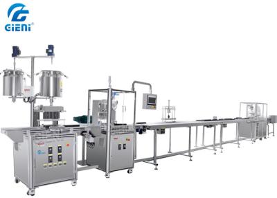 China Automatic Mascara Filling Machine Linear Production Line With 12 Nozzles for sale