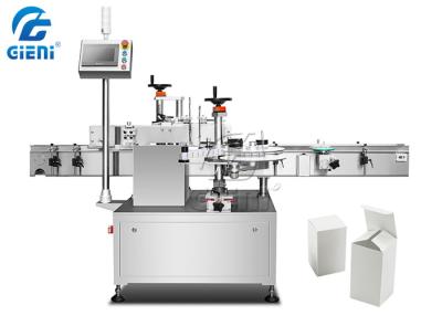 China Double Sides 120/Min Cosmetic Corner Labeling Machine for sale