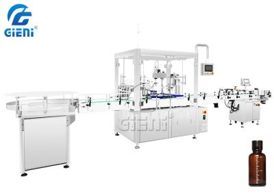 China PLC Cosmetic Dropper Bottle Rotary Filling Machine for sale