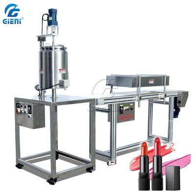 China SUS316L Hand Pour  Lip Balm Filling Machine With 20L Heating Mixing Tank for sale