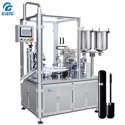 China Automatic Liquid Paste Material Cosmetic Filling Machine For Lip Gloss for sale