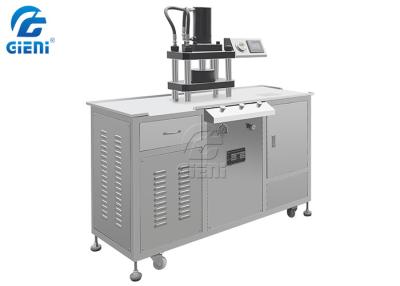China Lidschatten-Vertrags-Pulver-Pressmaschine-hydraulisches Fahren der Tabellen-14mpa zu verkaufen
