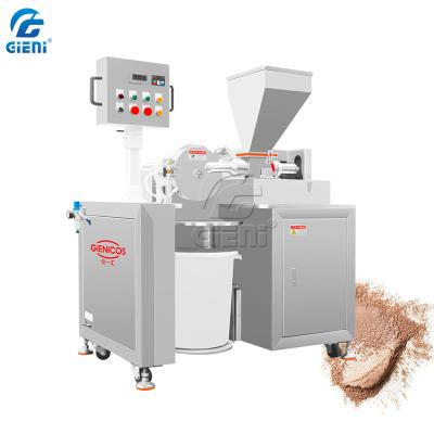 China 20KG/Hour Cosmetic Powder Press Machine 380V Screw High Speed Pulverizer for sale