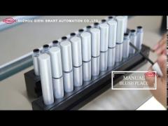 Linear Automatic Mascara Filling Machine High Speed With 12 Nozzles