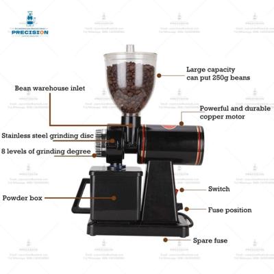 China Home / Commercial Coffee Bean Grinder Machine With Adjustable Timer for sale