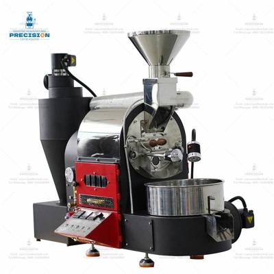 China 1kg Coffee Roaster Double Layer Stainless Steel Small Coffee Roaster for sale