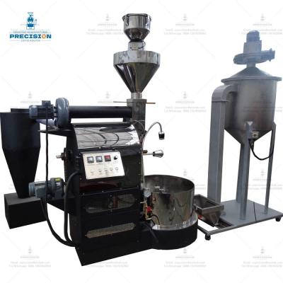 China Big Batch Capacity Coffee Roaster Machine , Automatic Coffee Bean Drum Roaster Machine for sale