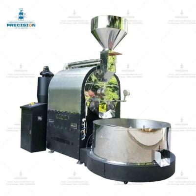 China Customized Stainless Steel Electric Coffee Roasting Machine 45 Degree Roasting Chamber Design for sale