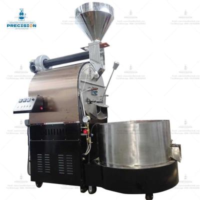 China LPG Gas Top Rated Coffee Roaster Machine / Commercial Nut Roaster Machine for sale